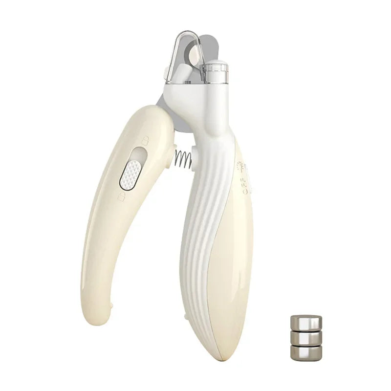 Professional Pet Nail Clippers with LED Light | Safe Paw Grooming Scissors for Dogs & Cats