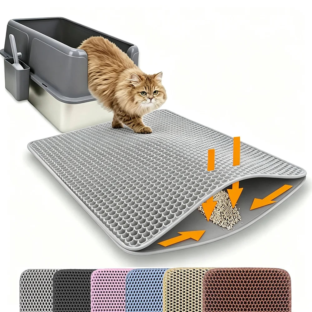Double Layer Honeycomb Cat Litter Mat