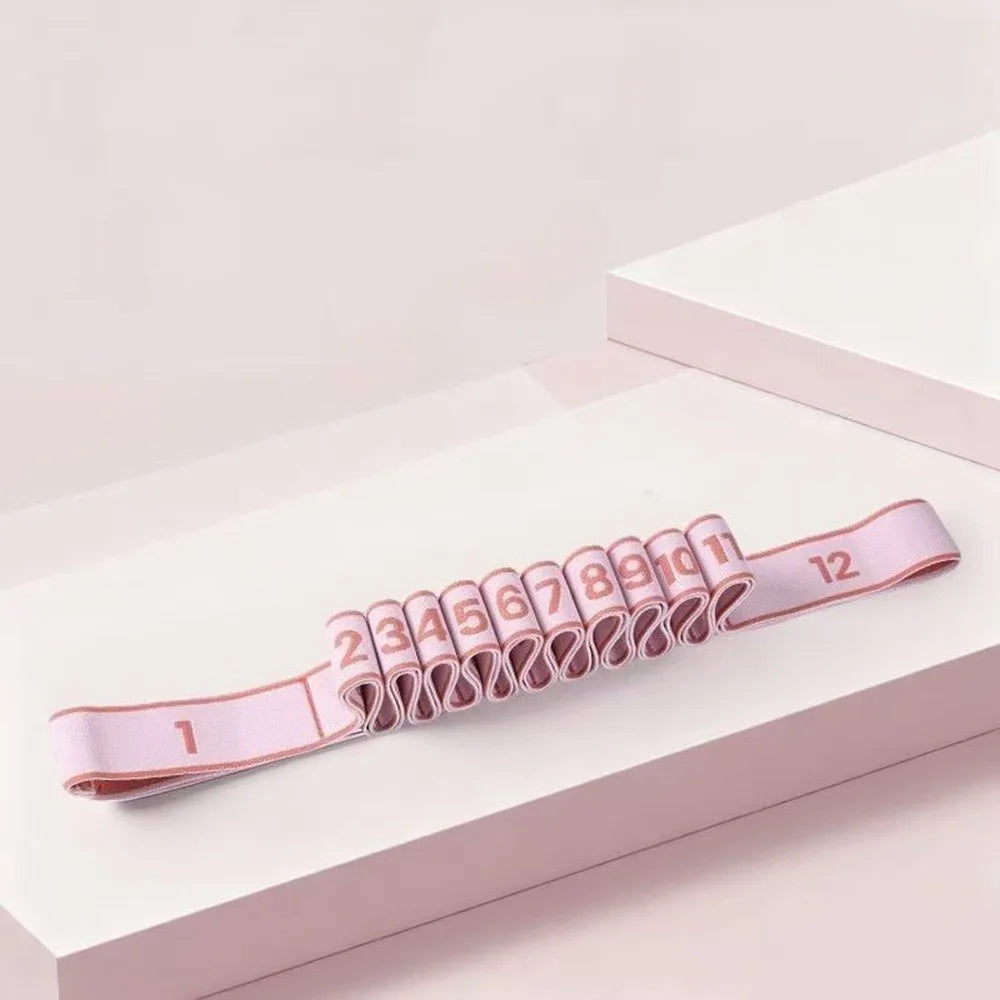 Yoga Stretching Belt with 10/12 Loops