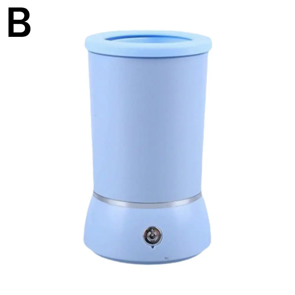 Portable Electric Automatic Pet Paw Cleaner & Massager – USB Rechargeable 360° Silicone Brush Cup for Small to Medium Dogs and Cats