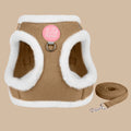 Rabbit Fur Pet Vest Harness