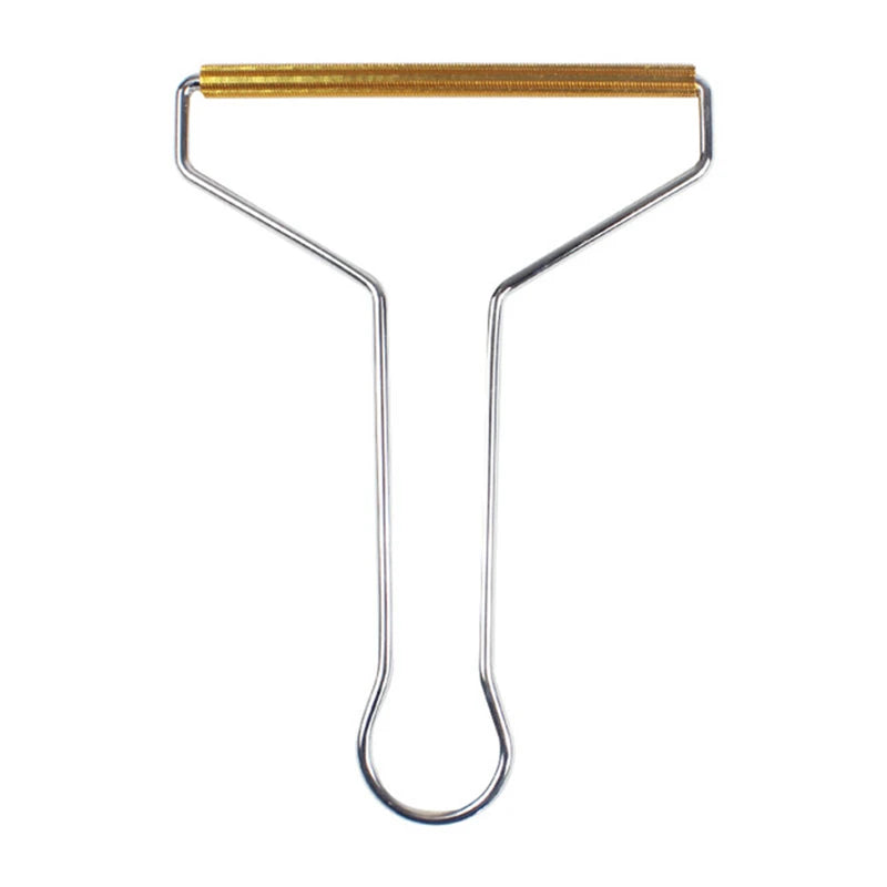 Eco-Pro Manual Fabric Shaver – Copper & Wood Lint Remover for Rugs, Wool Coats, and Upholstery.