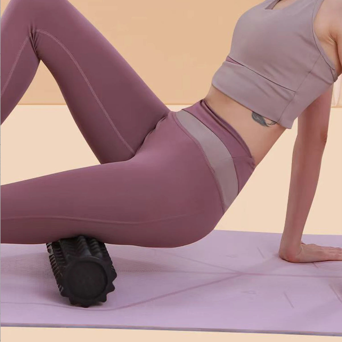 Premium EVA Foam Roller Set – High-Density Muscle Massage & Pilates Roller