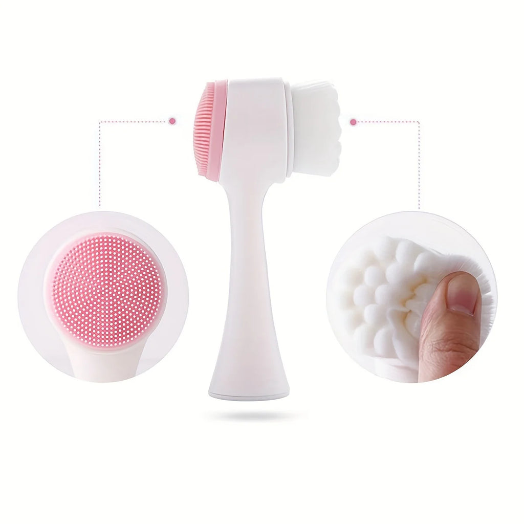 Dual-Sided Pet Grooming Tool – Therapeutic Massage & Claw Cleaning Brush