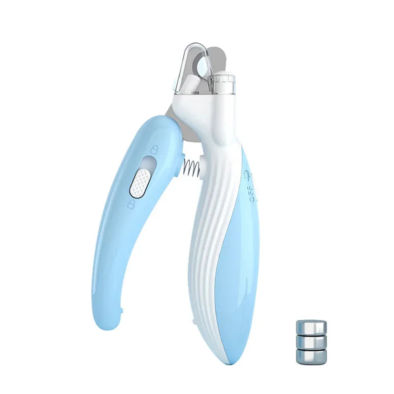 Professional Pet Nail Clippers with LED Light | Safe Paw Grooming Scissors for Dogs & Cats