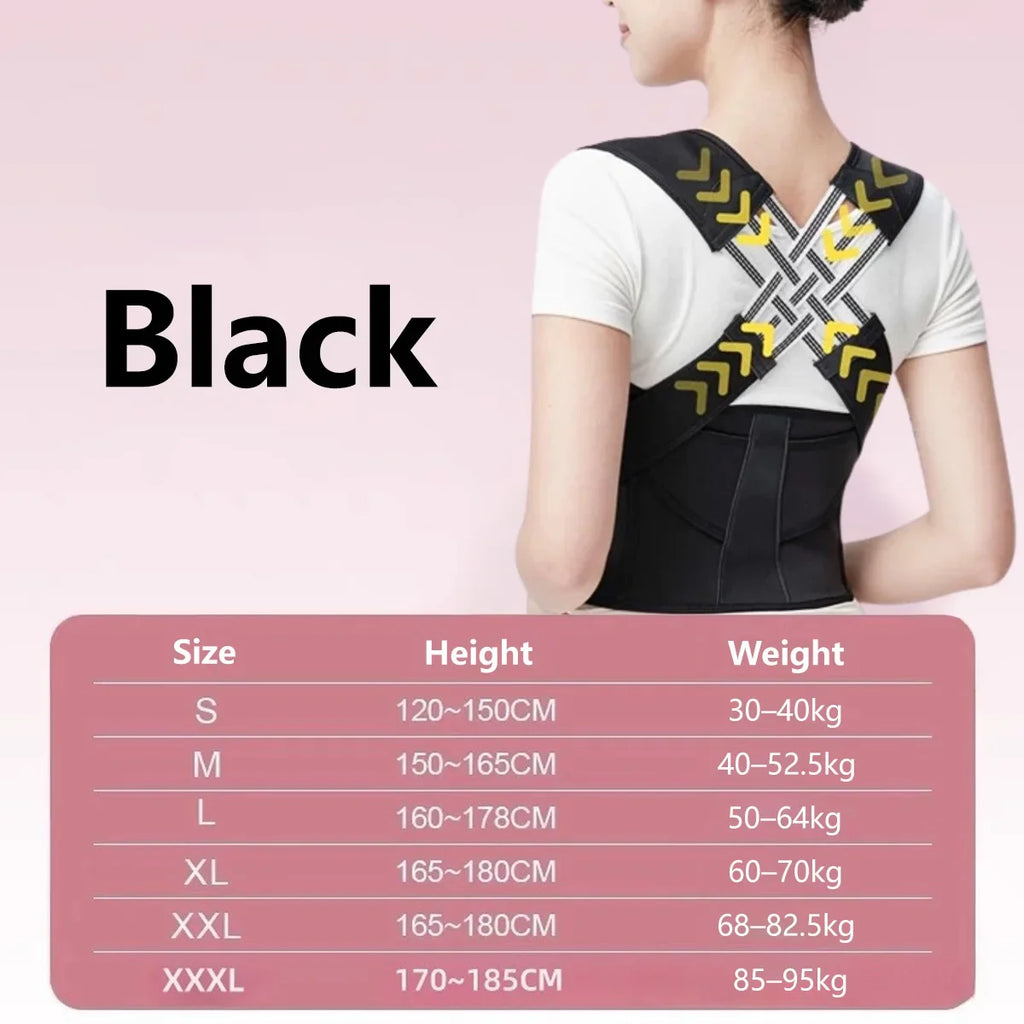 Advanced Posture Correction Vest – Adjustable Back Support & Breathable Waist Trainer for Spine Alignment